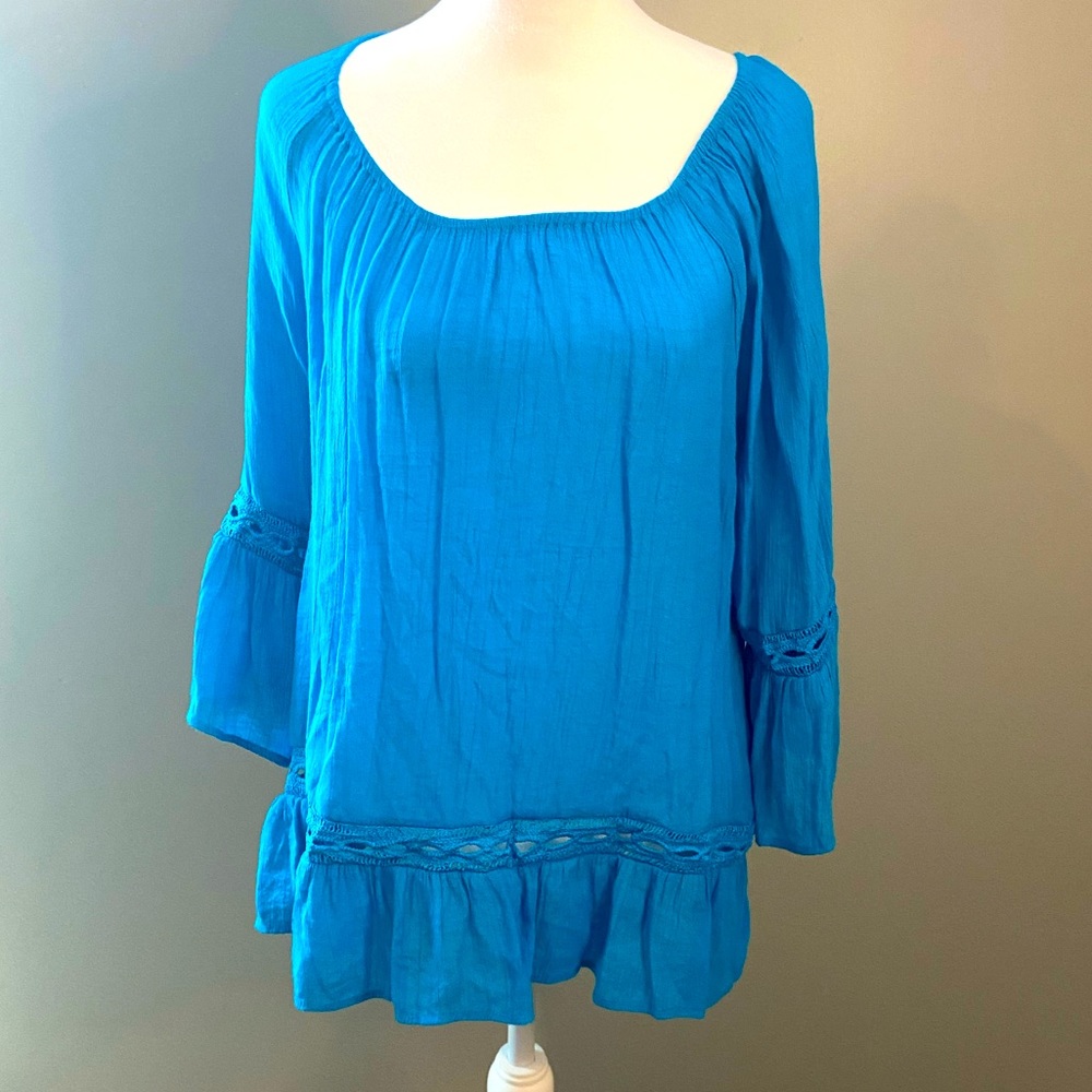Blue fundamental things blouse